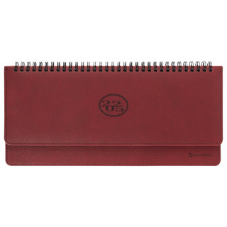 Планинг датированный 2025, А4, Brauberg 'Favorite', под кожу, бордовый 4