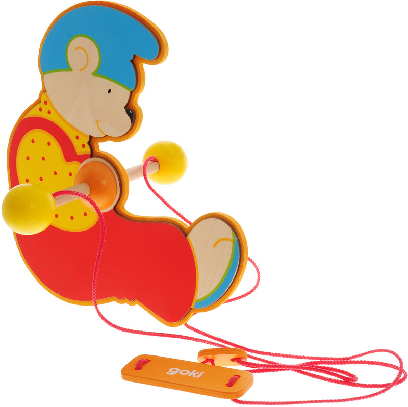 Goki Игрушка-подвеска Йо-Йо Медведь