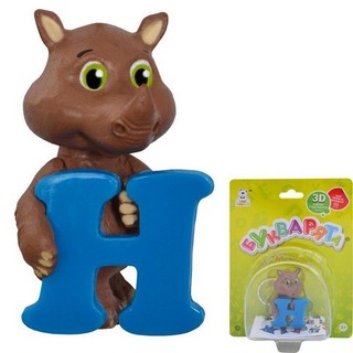 Фигурка-магнит Буква Н с игрушкой 2