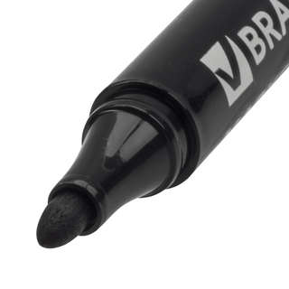 Маркер для бумажного флипчарта черный, 2.5 м, Brauberg 4