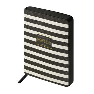 Ежедневник недатированный 'Black&Whirte. Полоски' А6, 256 стр...