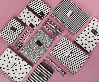 Ежедневник недатированный 'Black&Whirte. Полоски' А6, 256 стр, BrunoVisconti 6