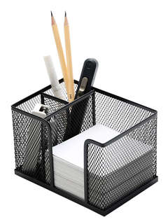 Органайзер настольный 3 секции, металл, сетка, Orange Peel 4