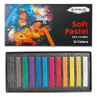 Сухая пастель 12 цветов художественная, Acmeliae 9