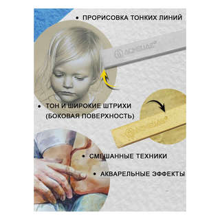 Сухая пастель 12 цветов, коричневые тона, Acmeliae 7