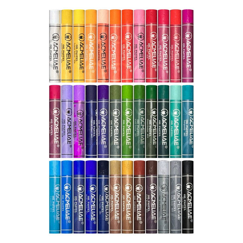 Масляная пастель 36 цветов художественная, Acmeliae