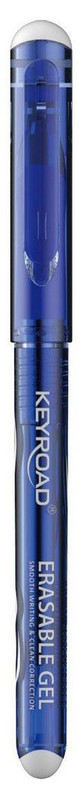 Ручка гелевая пиши-стирай Keyroad Erasable, 0.7 мм, синяя