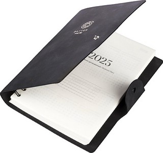 Ежедневник датированный 2025 Infolio 'Snake' (змея) А5, 160 листов, на спирали, черный 3