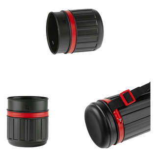 Тубус А0, телескопический на ремне, 63.5-110 см, черный, СТАММ 9