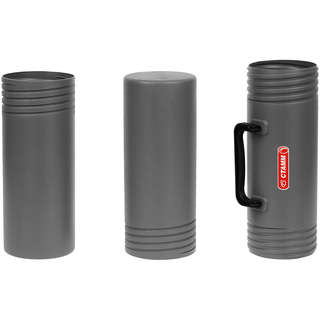 Тубус А1, с ручкой 3-х секционный, серый, СТАММ 4