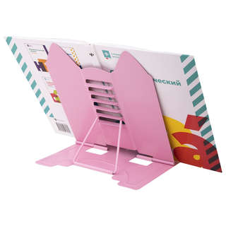 Подставка для книг фигурная 'Kitty', регулируемый угол наклона, металл, Brauberg Kids 4