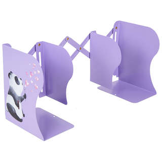 Подставка-держатель для книг 'Panda' раздвижная, металлическая, Brauberg Kids 3