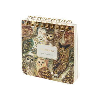 Блокнот 'Волшебные совы' 60 листов, 9х9 см, на гребне 3
