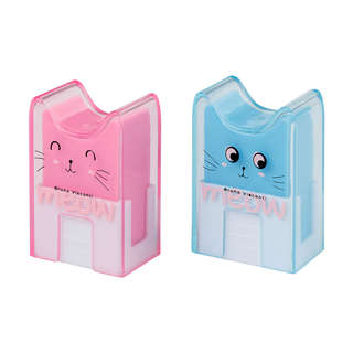 Ластик 'MEOW' в ассортименте, BrunoVisconti. Цена за 1 шт.