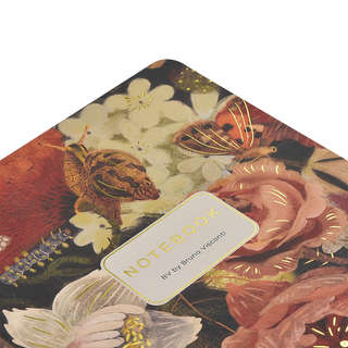 Тетрадь А5, 40 листов, линейка, 'Lush Bouquet' BrunoVisconti 2