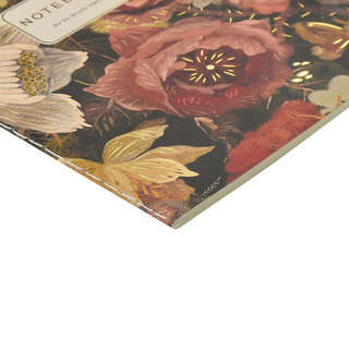 Тетрадь А5, 40 листов, линейка, 'Lush Bouquet' BrunoVisconti 6