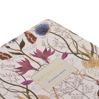 Тетрадь А5, 40 листов, линейка, 'Symmetrical Flora' BrunoVisconti 2