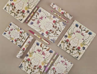 Тетрадь А5, 40 листов, линейка, 'Symmetrical Flora' BrunoVisconti 7