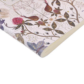 Тетрадь А6, 60 листов, линейка, 'Symmetrical Flora' BrunoVisconti 2