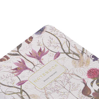 Тетрадь А6, 60 листов, линейка, 'Symmetrical Flora' BrunoVisconti 4