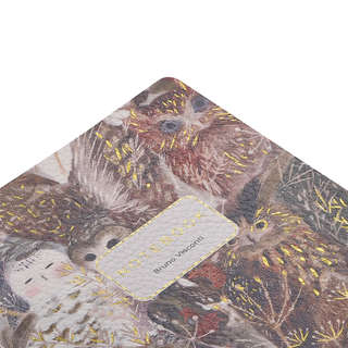 Тетрадь А6, 60 листов, линейка, 'Волшебные совы' BrunoVisconti 4