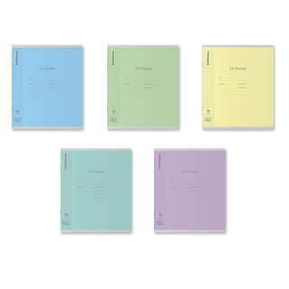 Тетрадь А5, 18 листов в клетку, пластиковая обложка, на скобе, ErichKrause Классика CoverPrо fizzy, ассорти. Цена за 1 шт. 2