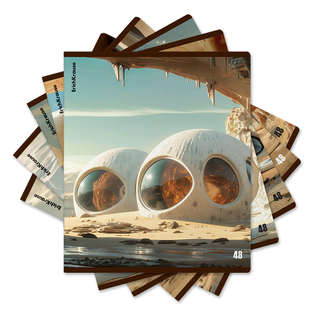 Тетрадь А5, 48 листов в клетку, на скобе ErichKrause Dune, ас...