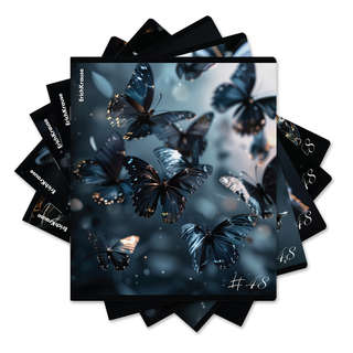 Тетрадь А5, 48 листов в клетку, на скобе ErichKrause Glass Bu...