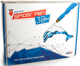 3D ручка Spider Pen Start цвет желтый 3