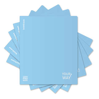 Тетрадь А5+, 48 листов в клетку, обложка пластик на скобе, Er...