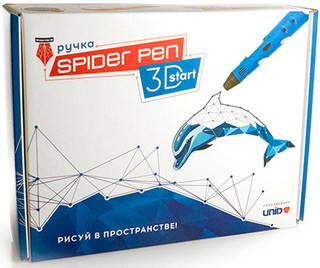 3D ручка Spider Pen Start цвет синий 3