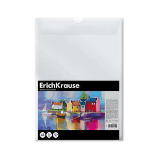 Бумага для рисования А3, 30 листов в пластиковой папке, Erich...