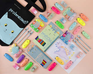 Карандашии цветные 18 цветов, BV 'Meow', грифель 3 мм 8