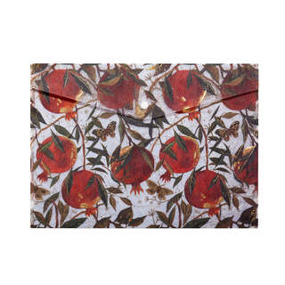 Папка-конверт на кнопке BV 'Гранат' 33х23 см