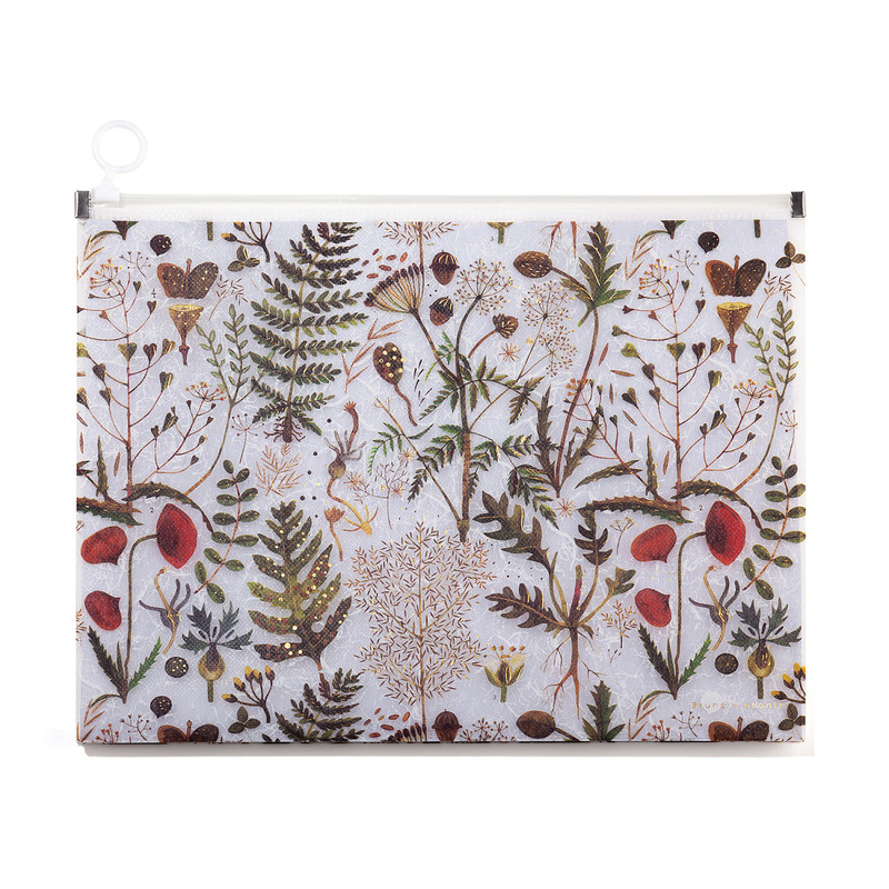 Папка  А4, BV 'Луговые травы' с пластиковой застежкой