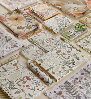 Папка  А4, BV 'Луговые травы' с пластиковой застежкой 4