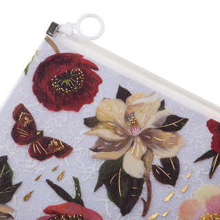 Папка  А4, BV 'Пионы' с пластиковой застежкой 2