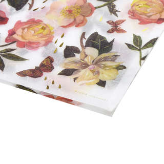 Папка  А4, BV 'Пионы' с пластиковой застежкой 3