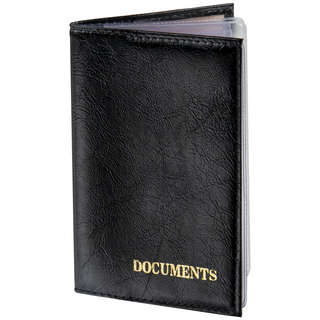 Обложка для автодокументов Staff 'Profit', экокожа, черная