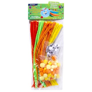 Набор для творчества Alingar: синельная проволока, помпоны, глазики