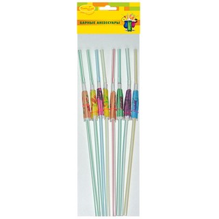 Трубочки для коктейля с зонтиком 8 шт в наборе 2