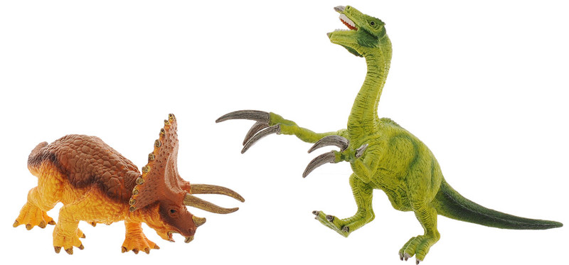 Schleich Набор фигурок Трицератопс и теризинозавр 42217