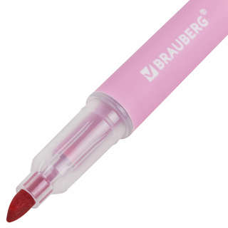 Набор текстовыделителей 4 цвета, Brauberg Rewind, двусторонние со стирателем 6