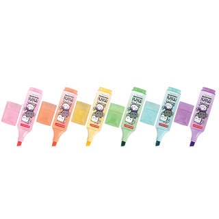 Текстовыделитель мини с принтами Brauberg Pastel, в ассортименте. Цена за 1 шт. 2