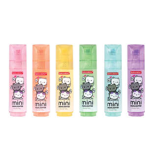 Текстовыделитель мини с принтами Brauberg Pastel, в ассортименте. Цена за 1 шт. 1