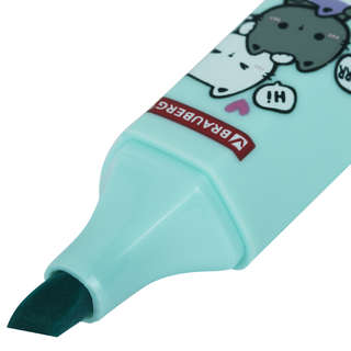 Текстовыделитель мини с принтами Brauberg Pastel, в ассортименте. Цена за 1 шт. 6