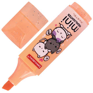 Текстовыделитель мини с принтами Brauberg Pastel, в ассортименте. Цена за 1 шт. 8