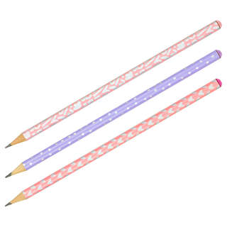 Карандаш ч/г MESHU 'Hologram', HB, заточенный, без ластика, а...