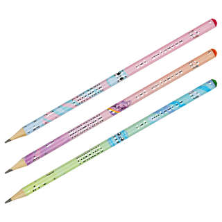 Карандаш ч/г MESHU 'Meowspace', HB, заточенный, без ластика, ...