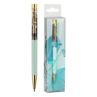 Ручка шариковая автоматическая MESHU 'Dream sand' синяя, 1.0 мм